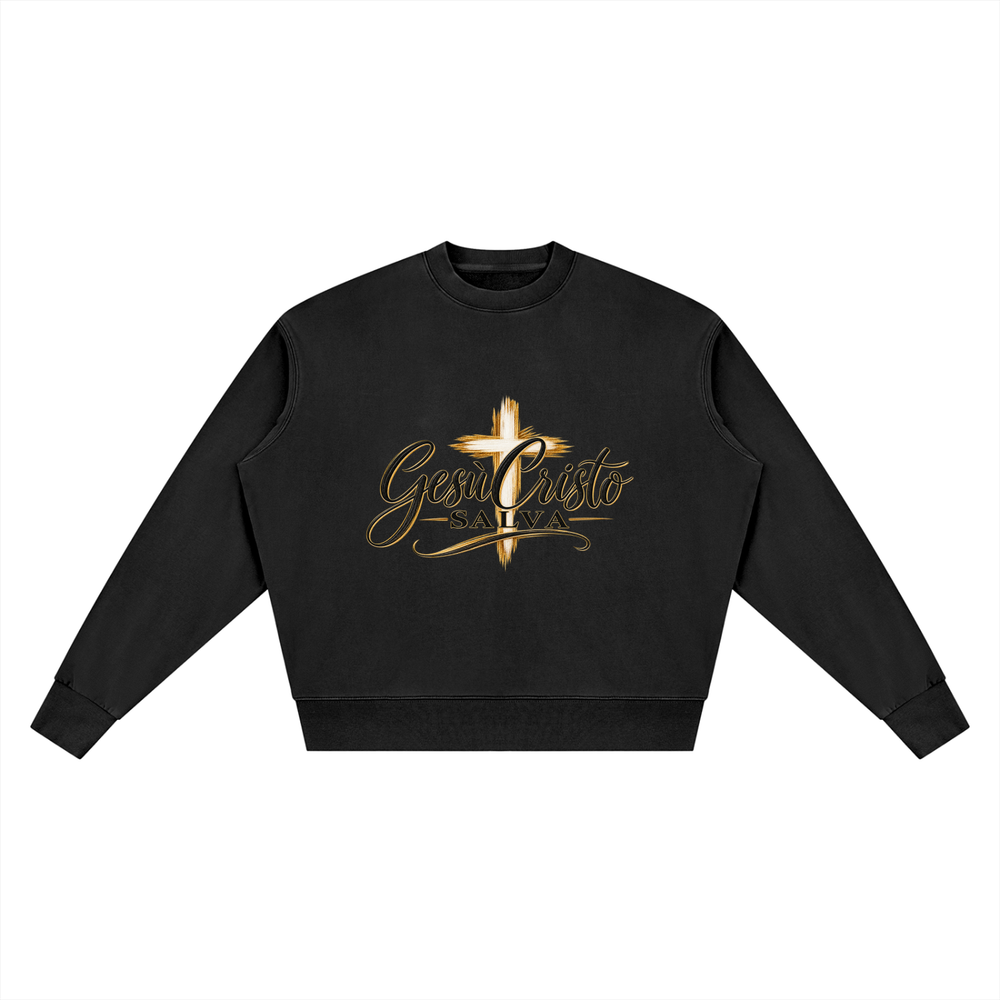 Unisex Vintage Wash Crewneck Sweatshirt